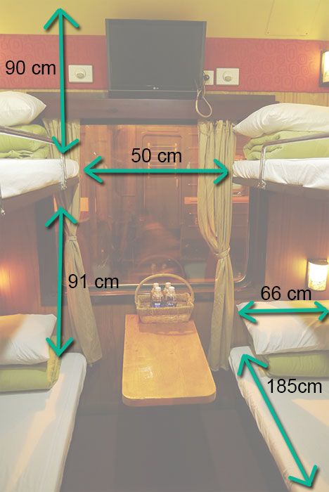 soft sleeper train in Vietnam