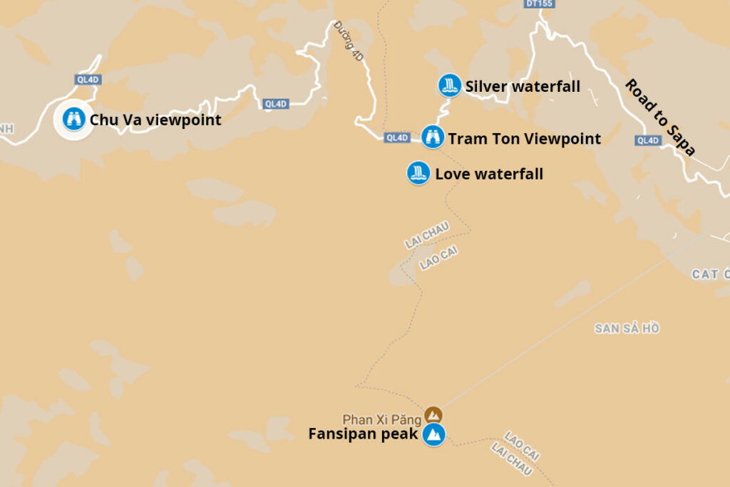 Tram Ton Pass map