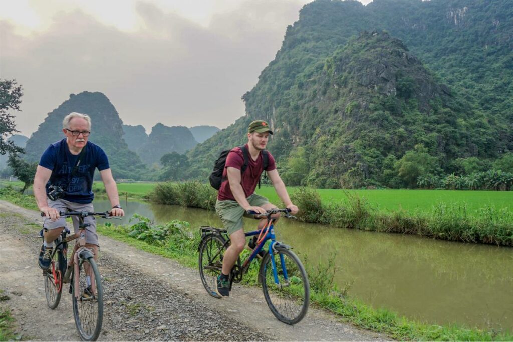 Cycling in Ninh Binh