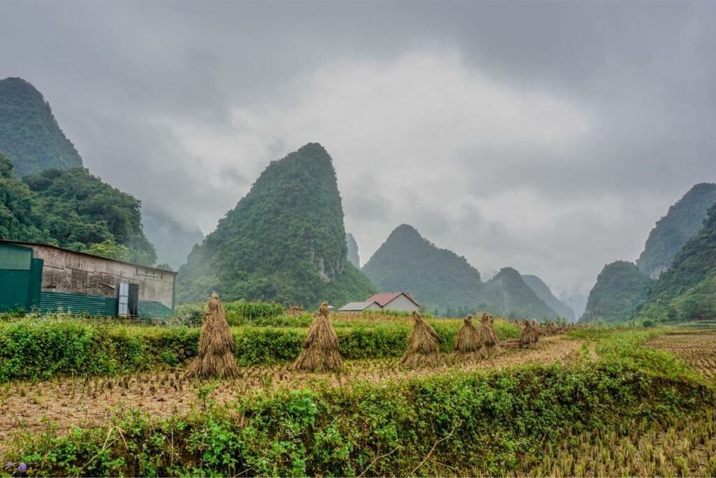 Phong Nam valley in Cao Bang