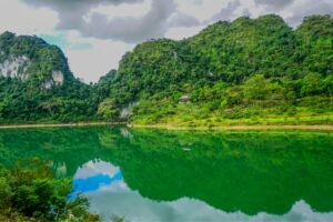 A view of Thang Hen Lake in Cao Bang