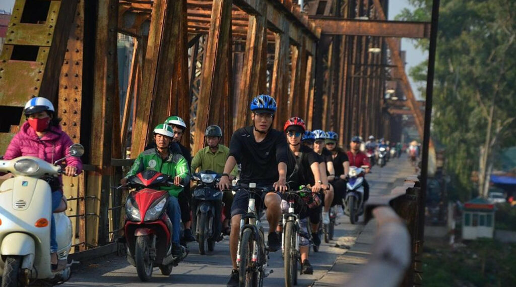 Cycling in Hanoi