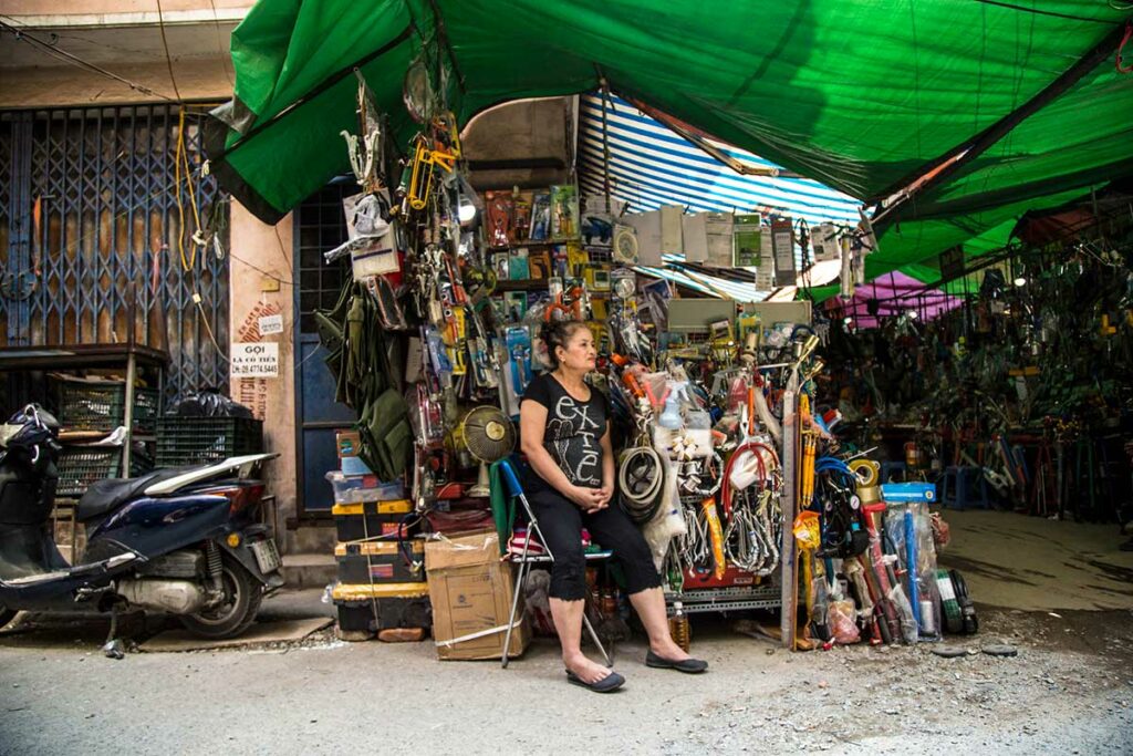 Gioi Market in Hanoi