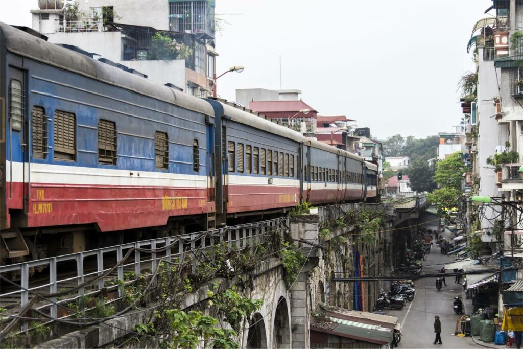 Long Bien train station