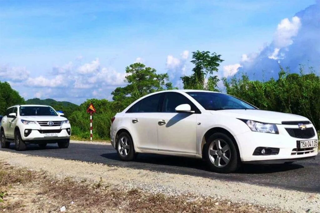 Private transfer from Hoi An to Hue by car