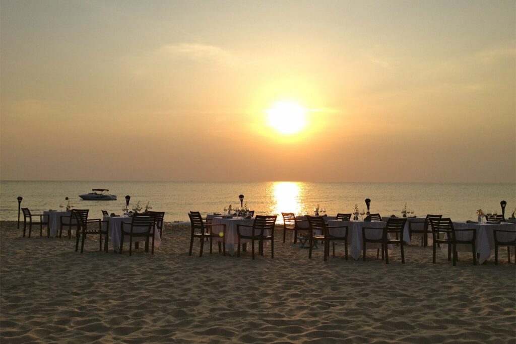 sunset in Phu Quoc beach