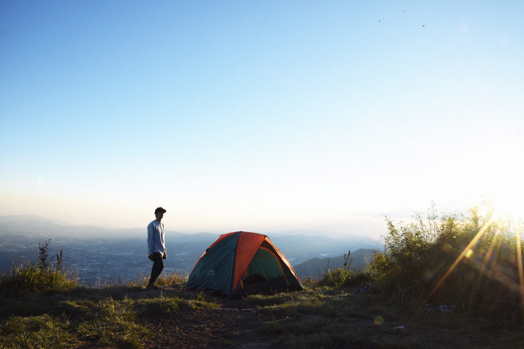 Camping in Dalat Langbiang mountain