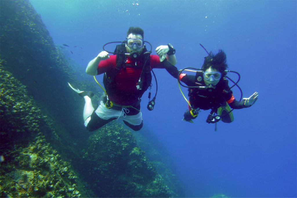 diving Whale Island