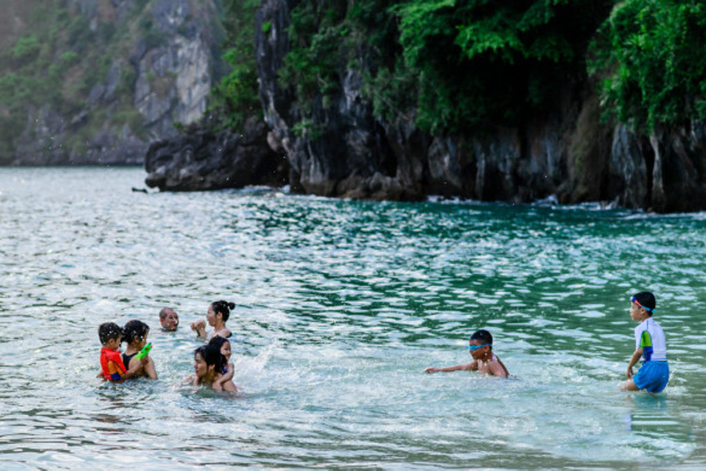 Halong Bay Vietnam with kids