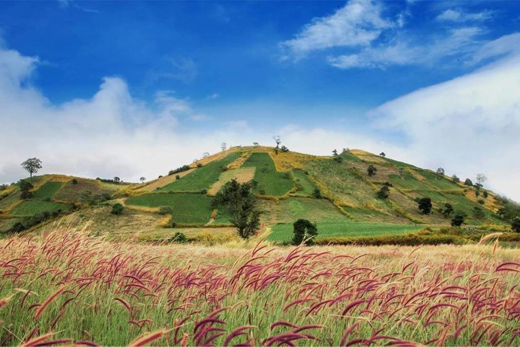 Ham Rong volcano in Gia Lao Central Highlands