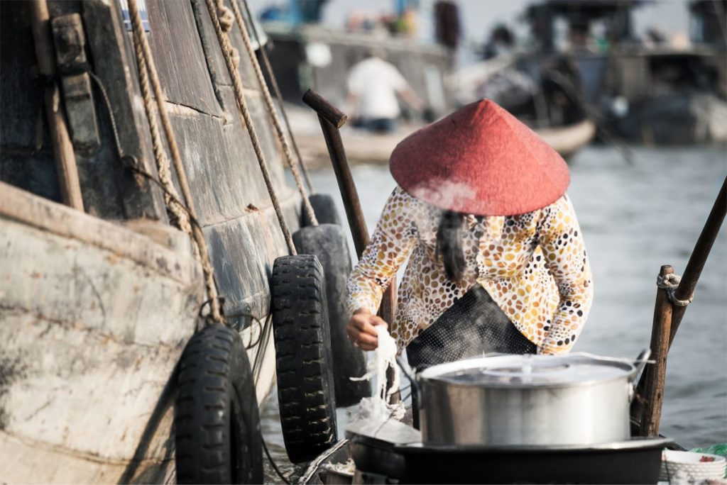 Long Xuyen Floating Market