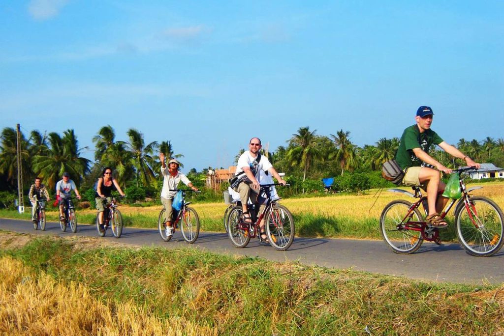 My Tho cycling biking in the Mekong Delta