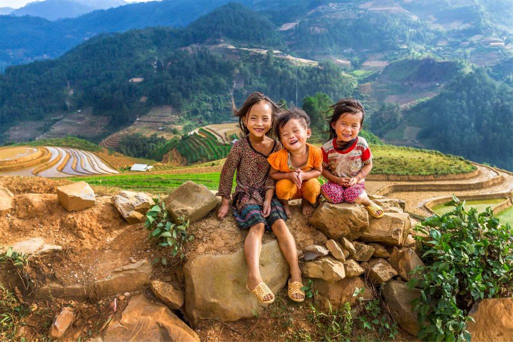 Vietnam kids in Sapa