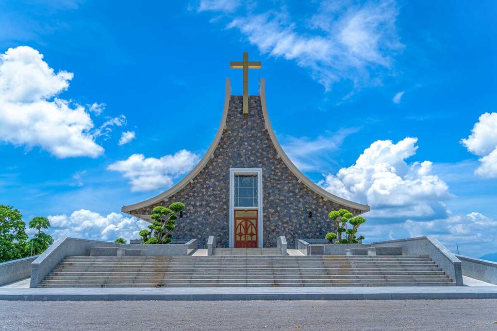 The church of Nui Cui Pilgrimage Center