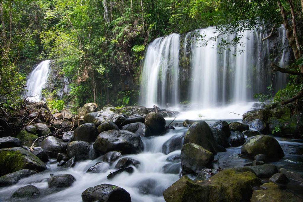 waterfall in Kon Chu Rang Nature Reserve