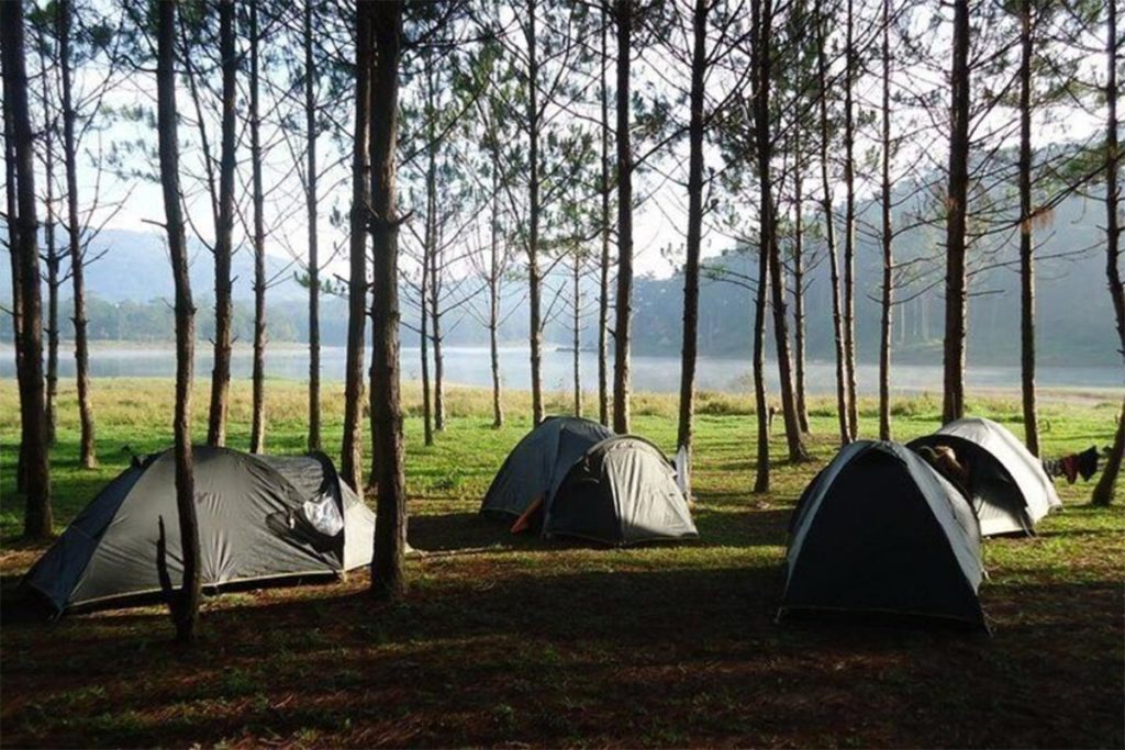 Tuyen Lam Lake camping Dalat at Jungle Fever tour