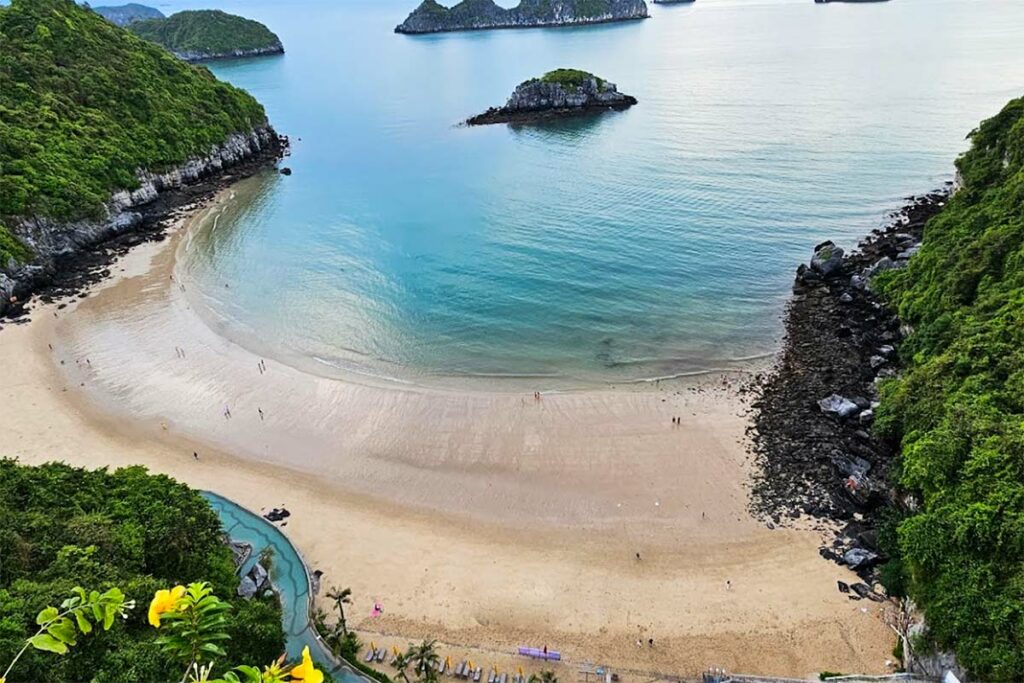 Cat Co Beach on Cat Ba Island