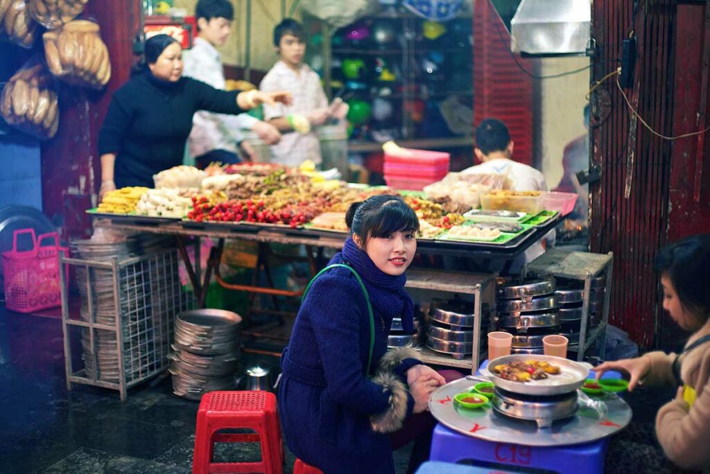 street food in Vietnam