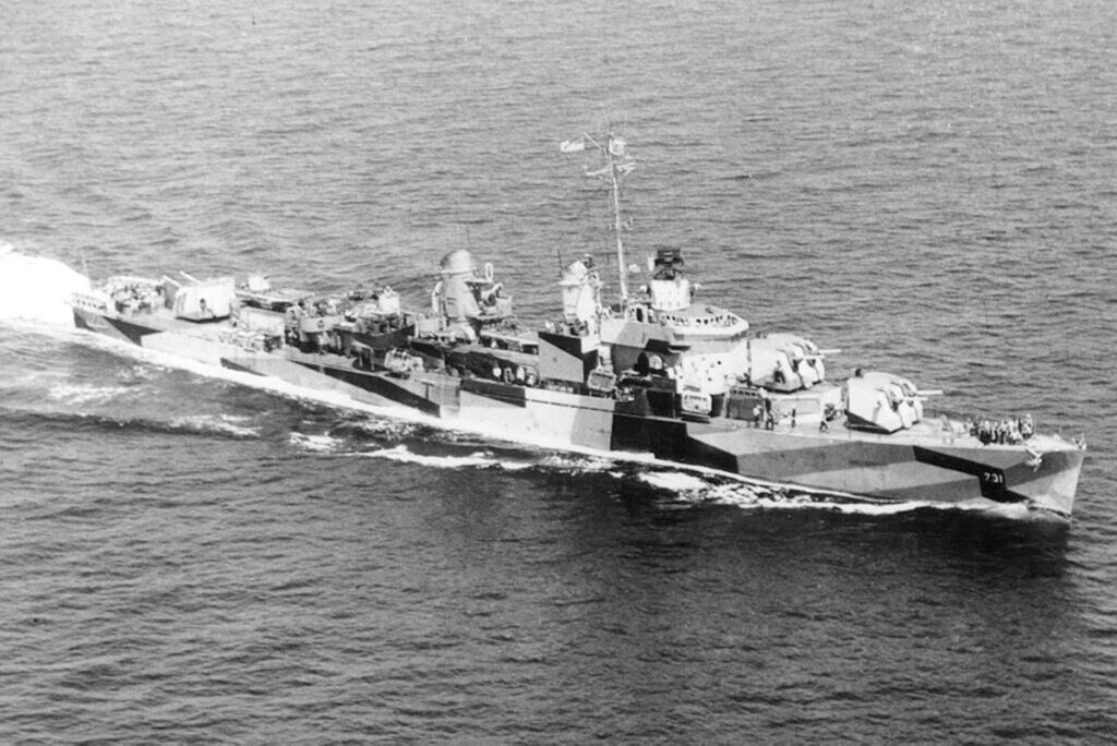 USS Maddox who was attacked in the Gulf of Tonkin at started the American Vietnam War