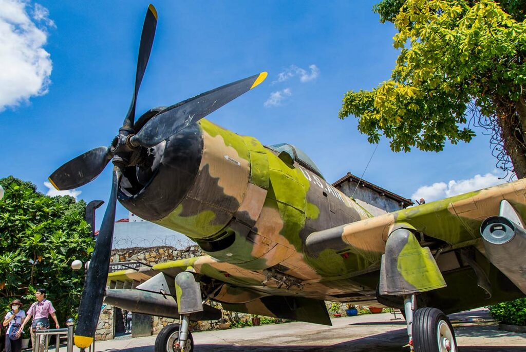 Army plane at War Remnants Museum