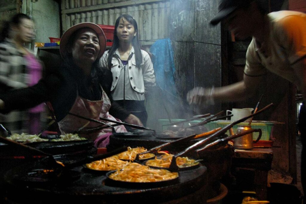 Banh Xeo street food in Vietnam