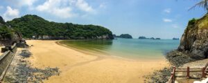 beach on Cat Ba Island