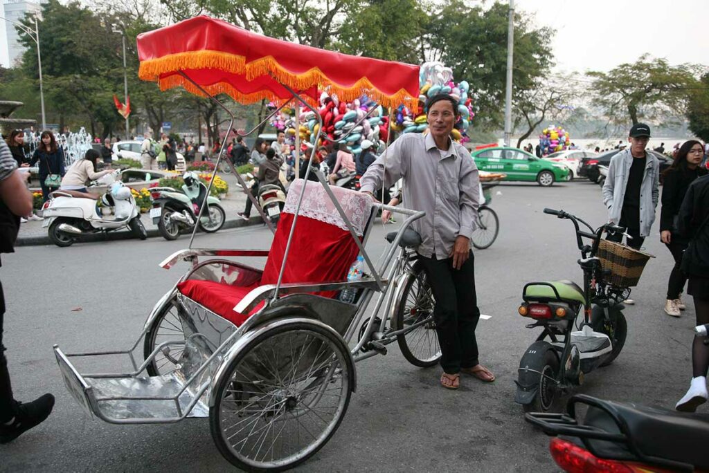 cyclo in Hanoi