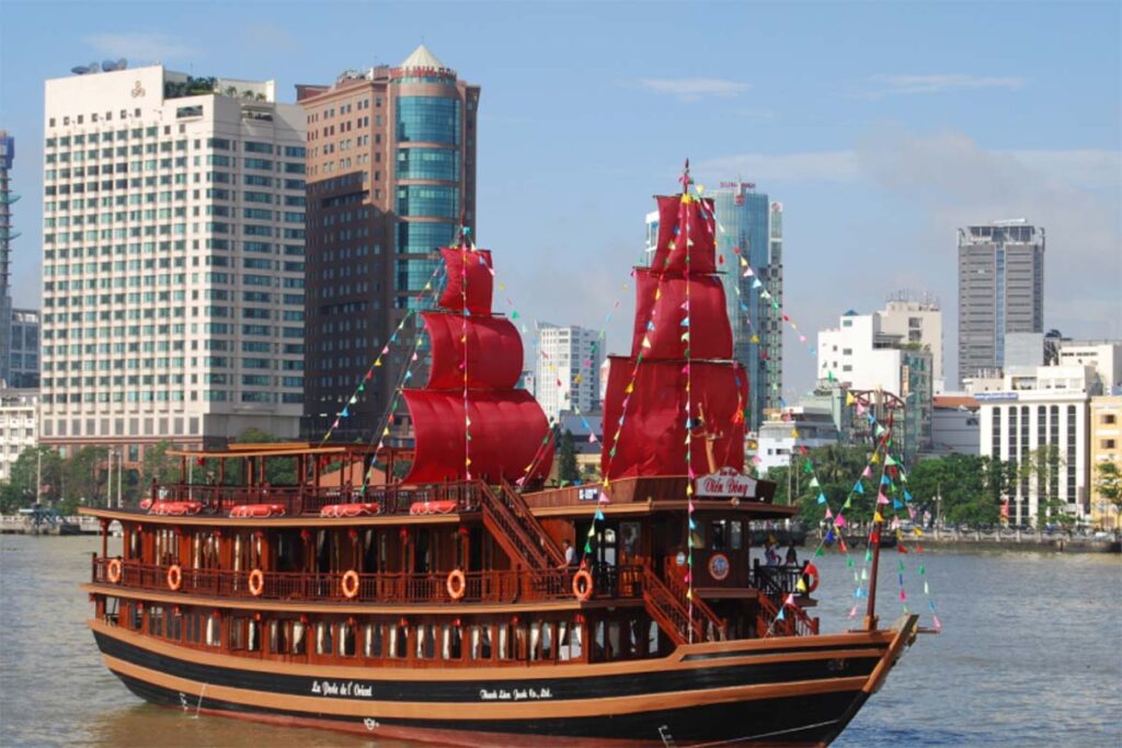 Indochina Junk dinner cruise on Saigon River