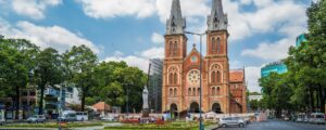 Saigon Notre Dame Cathedral in Ho Chi Minh City