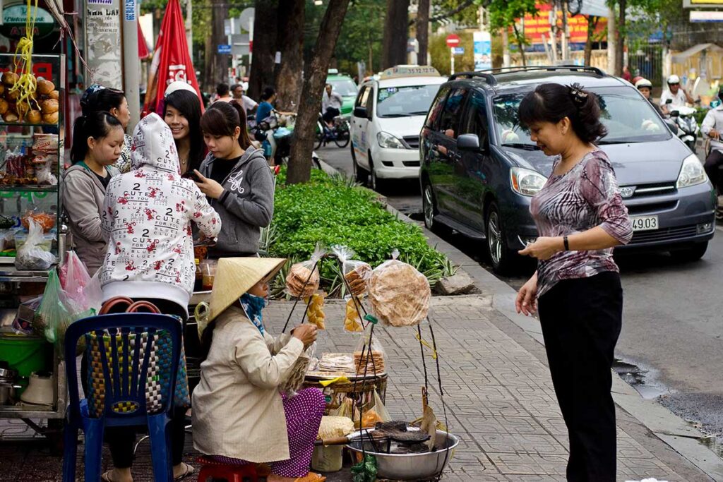 Street food in Ho Chi Minh City