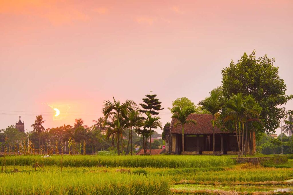 countryside of Duong Lam Ancient Village