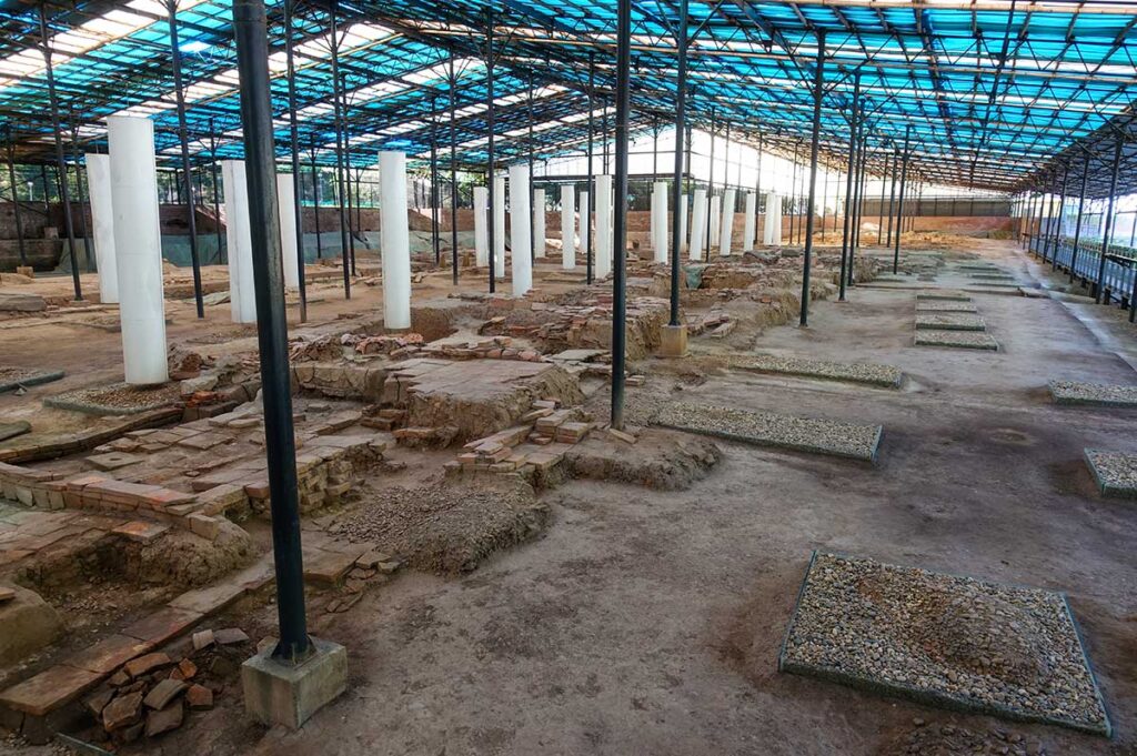 Excavation Site at Imperial Citadel of Thang Long: Ongoing archaeological excavations at the Imperial Citadel of Thang Long reveal layers of history. (Imperial Citadel of Thang Long)