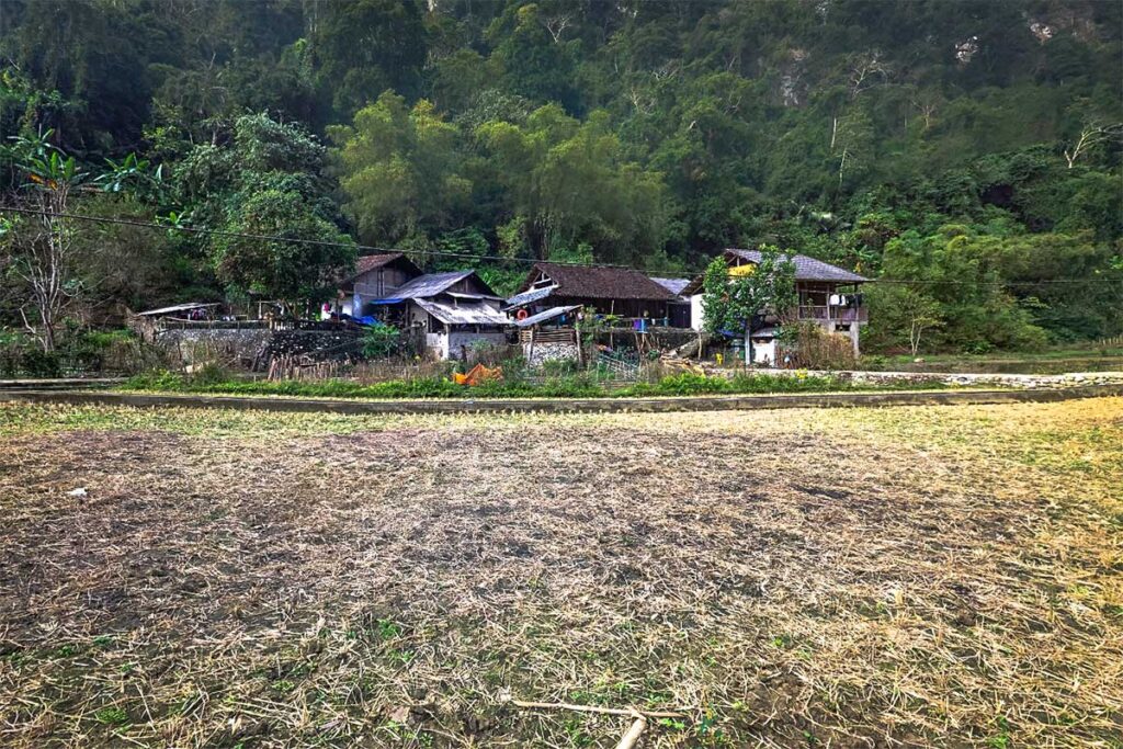 An ethnic Tay village in Ba Be National Park