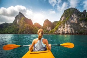 Kayaking in Vietnam - Halong Bay