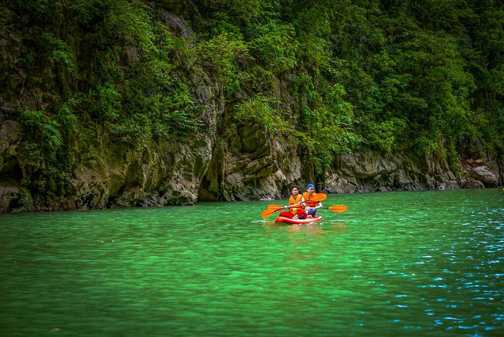 Kayaking on the Nho Que River in Ha Giang