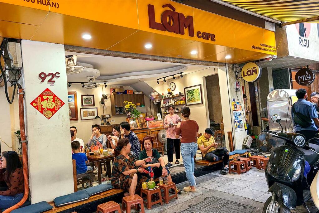 Lam Cafe in Hanoi