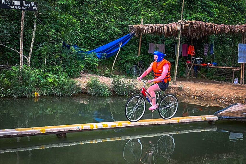 Monkey Bridge at Cuong Rung Farm in Phong Nha