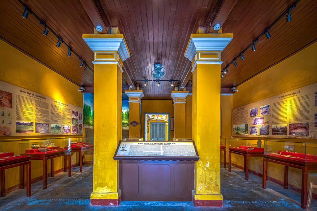 Exhibit inside Museum of Sa Huynh Culture