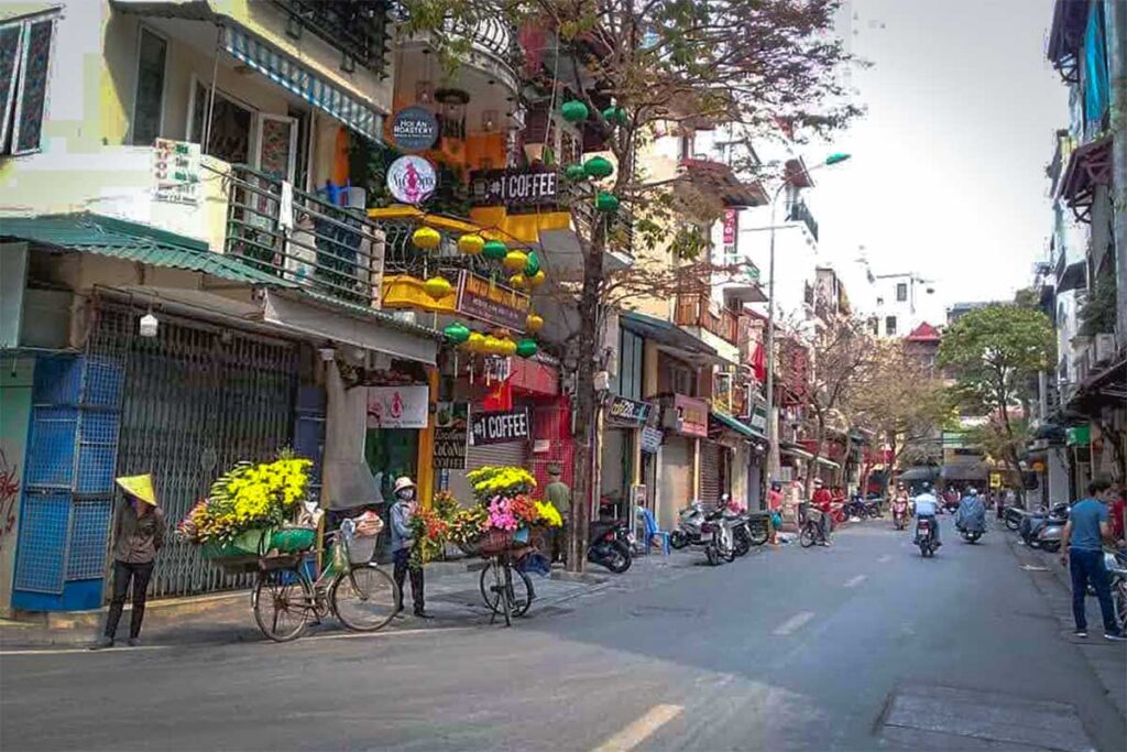 P. Hang Be Street in Hanoi Old Quarter