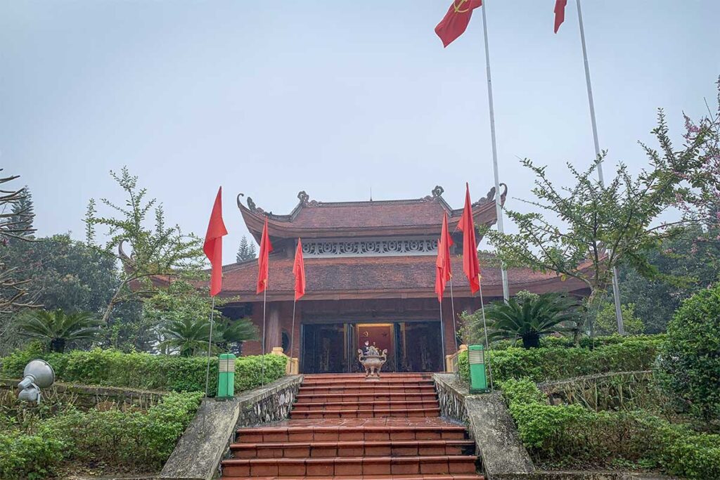 Temple of ATK (An Toan Khu-Total Security Zone) in Bac Kan province