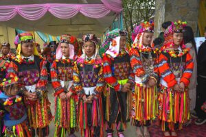 A group of ethnic Lo Lo woman in Ha Giang