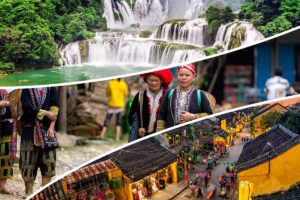 3-week adventure tour in North and Central Vietnam featuring Ban Gioc Waterfall, ethnic minority trekking, and Hoi An historic center.