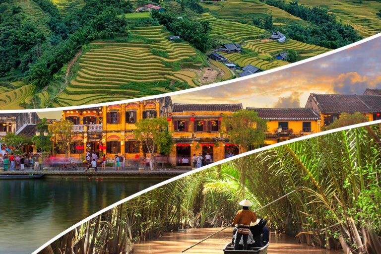 3-week Vietnam package tour from north to south including Sapa rice terraces, Hoi An lantern streets, and Mekong Delta boat ride.