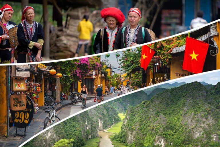 2-week North and Central Vietnam package tour including ethnic minority villages, Hoi An lantern streets, and Ninh Binh karst landscapes.