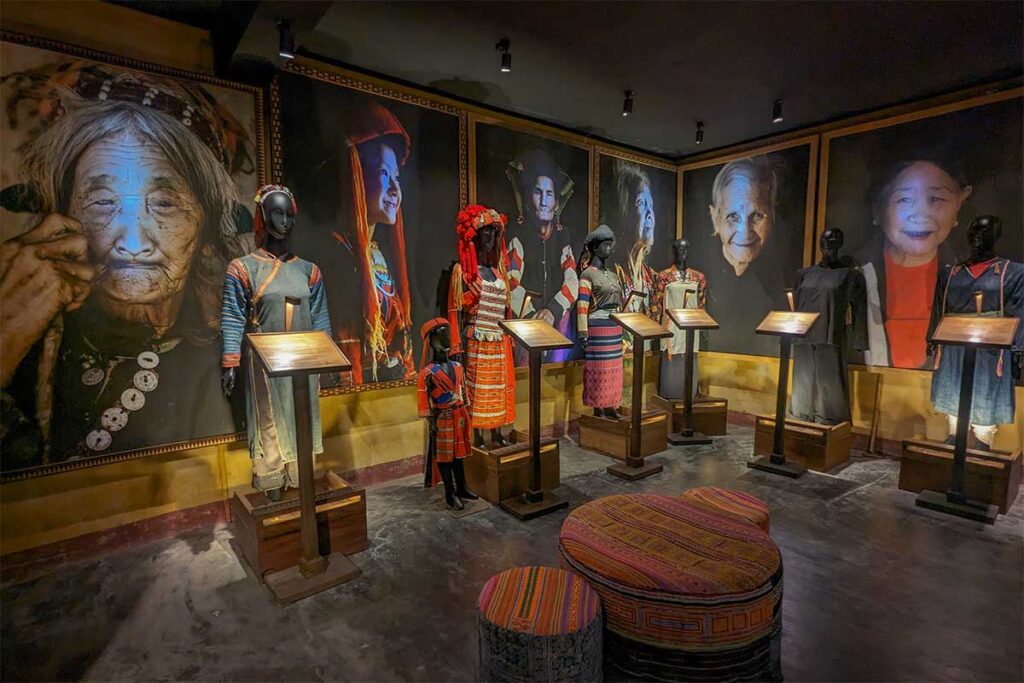 Precious Heritage Museum in Hoi An with ethnic costumes and portraits of Vietnam’s minority groups – cultural exhibition dedicated to traditional heritage.