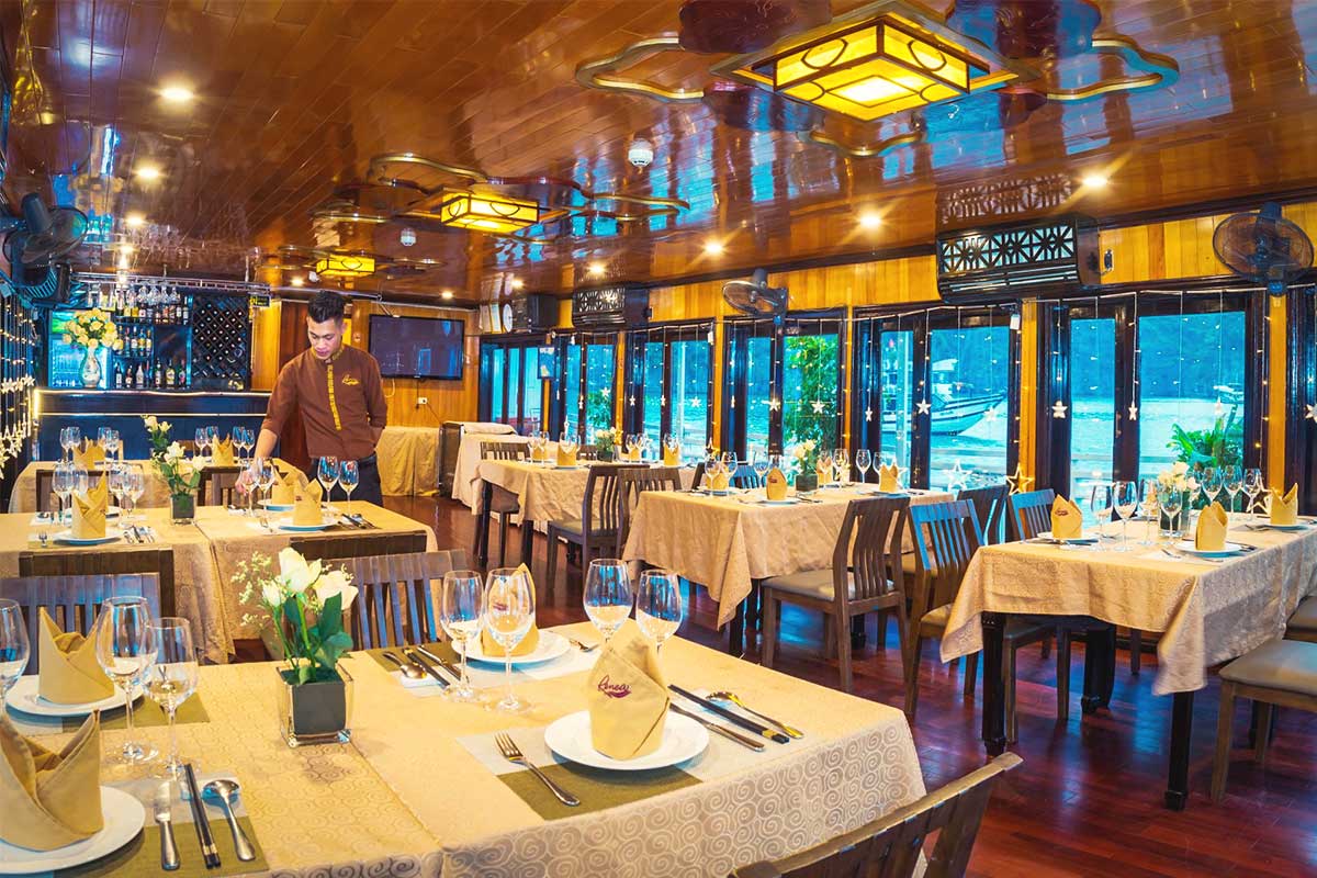 Indoor Luxury Restaurant on Renea Cruise