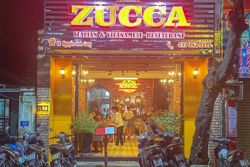 Zucca Restaurant in Hue