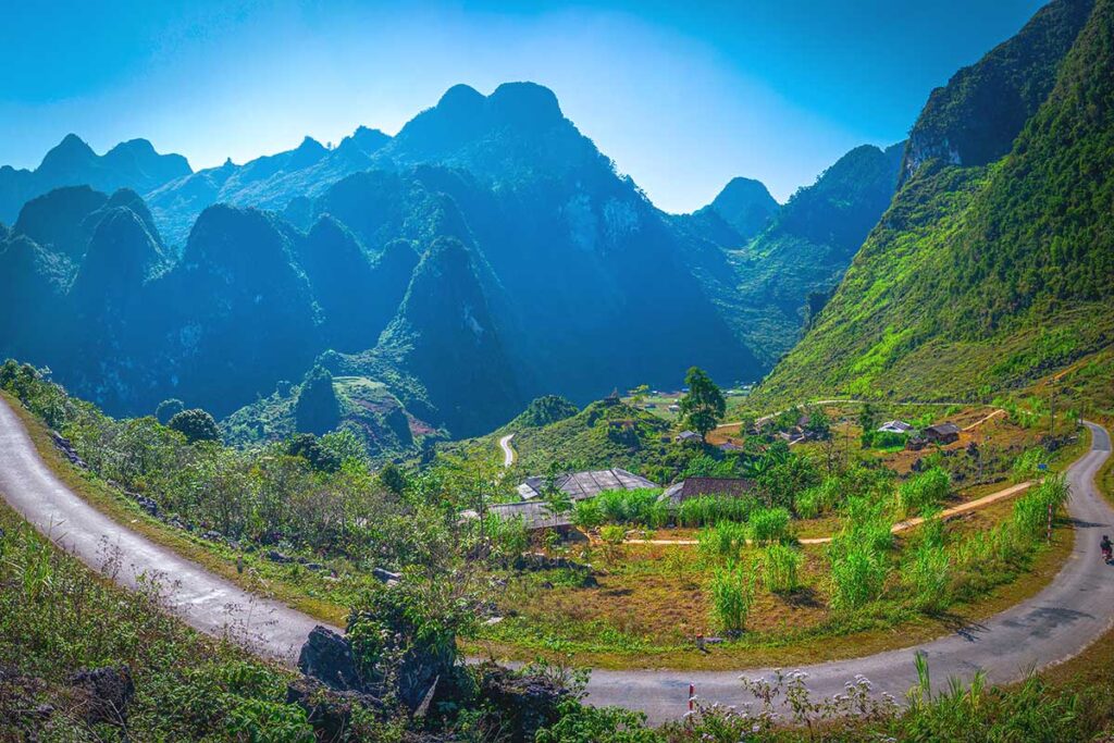Dong Van karst Plateau scenery in Ha Giang