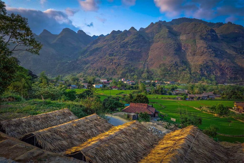 Countryside views of Yen Minh, nearby Du Gia commune
