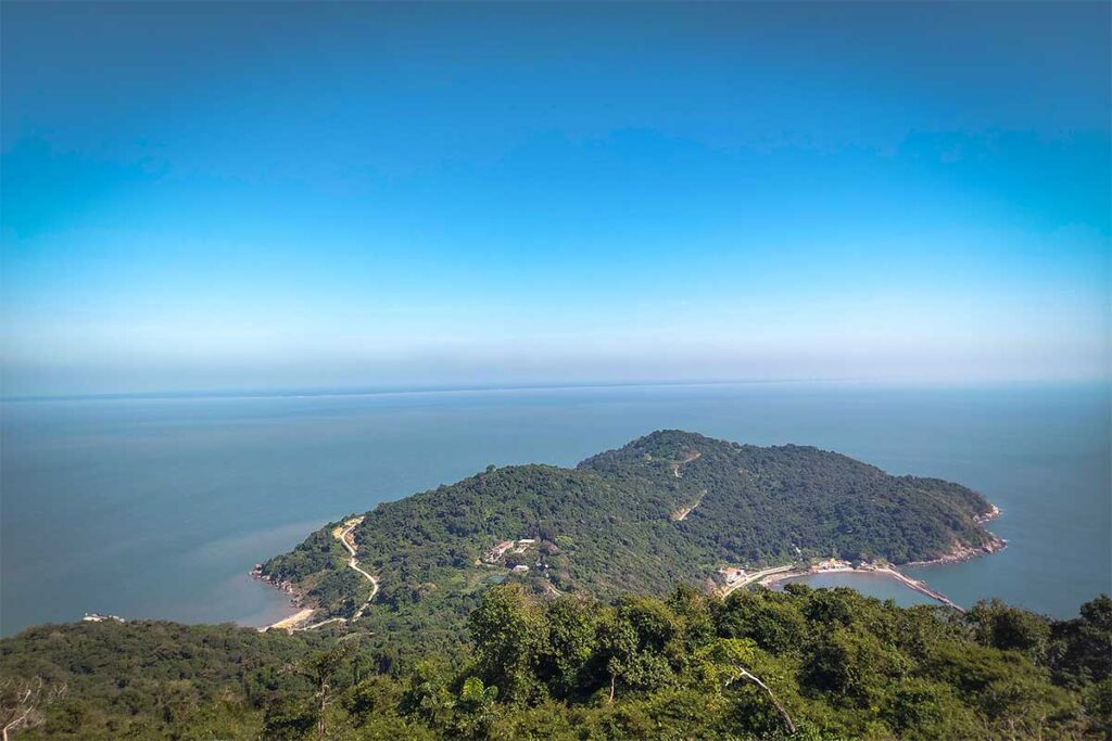 View from Hon Khoai Lighthouse over Hon Khoai Island